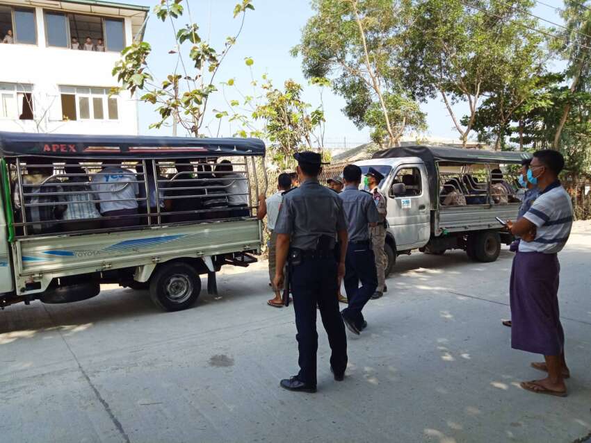 ကျောက်ဖြူတွင် မတရားအသင်းဆက်သွယ်မှုဖြင့် ပြစ်ဒဏ်စေ့၍ လွတ်မြော