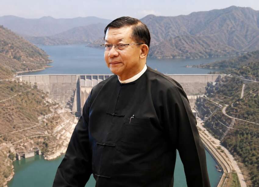 မြန်မာနိုင်ငံဖွံ့ဖြိုးတိုးတက်ရေး မလိုလားသူများ၏ သွေးထိုးလှုံ့ဆော်မှုများကြောင့် ရေအားလျှပ်စစ်စီမံကိန်းကြီးများ နှောင့်နှေးနေရဆဲဟု မင်းအောင်လှိုင် အပြစ်တင်